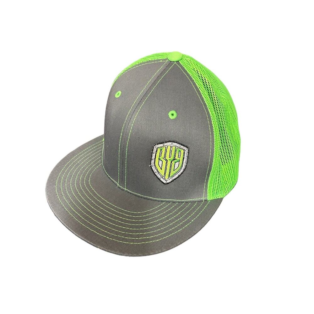 Pacific Headwear Blend D-Series Trucker Mesh Flexfit Cap Hat 4D3 Adjustable